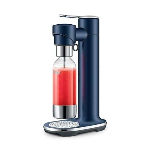 Image of Sage - The InFizz Fusion Home Soda Maker - for Sparkling Water, Juice, Tea, Cocktails and All Fizzy Drinks, Damson Blue