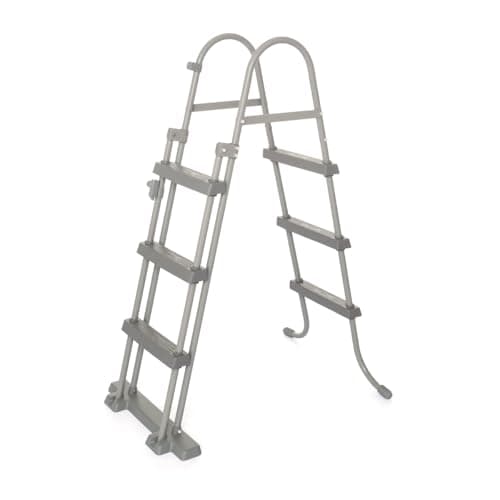 Image of Bestway BW58330-21 Flowclear, Metal Above Ground Pool Ladder, 42’’, Grey, 107 cm