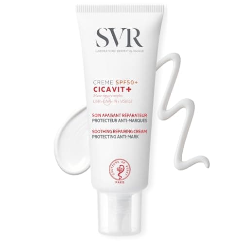 Image of SVR CICAVIT+ Ultra-High SPF50+ Damaged Skin, Scar, Wound, Mole & Tattoo Pin-point Precision Healing Protecting Sunscreen. UVA, UVB, I-Red + Visible Light Filters. Healing Accelerator 7X Faster 40ml