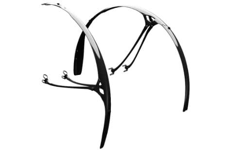 Image of Mr Crud Road Racer Mudguard Set - Black Set