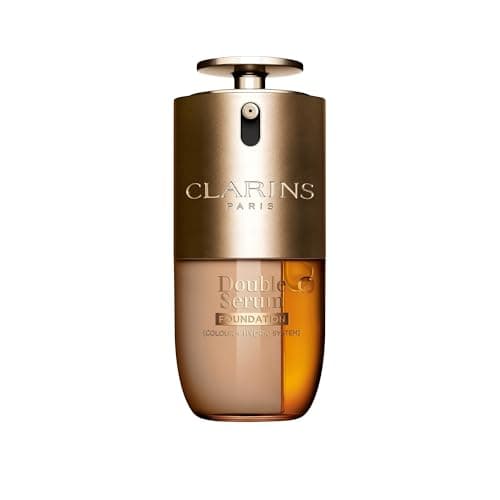 Image of Clarins Double Serum Foundation L5W 30ml | Hybrid Serum Foundation | Luminous Satin Finish | Medium-to-Full Customisable Coverage | Hydrates, Boosts Collagen Production and Reduces Signs of Ageing