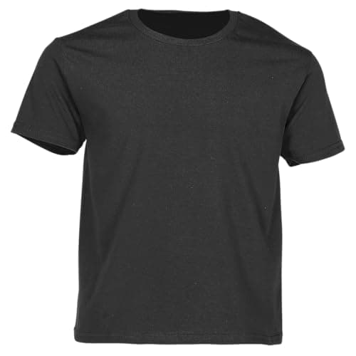 Image of Fruit of the Loom Childrens/Kids Unisex Valueweight Short Sleeve T-Shirt (3-4) (Black)