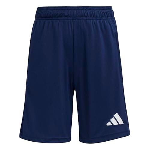 Image of adidas Unisex Kids Entrada26 Training Shorts Kids, Team Navy Blue 2/White, 3-4 Years