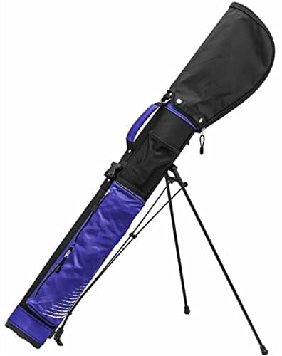 Image of Longridge 5" Travelite Golf Stand Bag - Navy/Silver