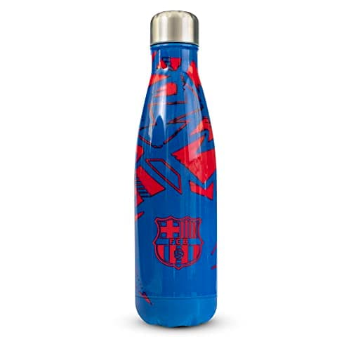 Image of Hy-Pro Officially Licensed FC Barcelona Thermal Bottle - Stainless Steel, Double Wall, Vacuum Flask, Fade Design, Lightweight, Leakproof, Great Football Gift Idea