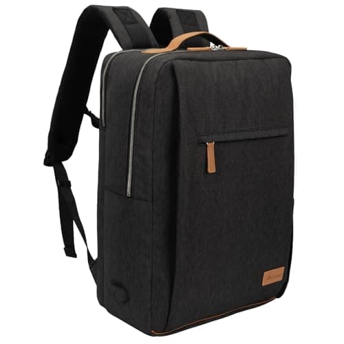 Image of Hp hope Laptop Backpack Men Women for Travel, Durable Backpacks Carry On, with USB Charging Port, Fits 15.6-17 inch Laptop, Waterproof Resistant Luggage Business College Bag 29L Black