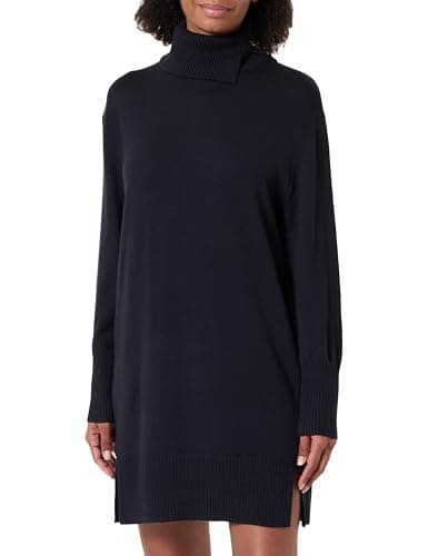 Image of BOSS C_feringatessa Women's Knitted Dress, Dark Blue, M