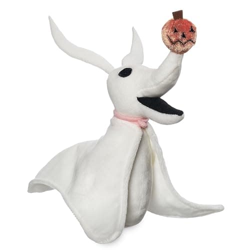 Image of Disney Store Official Zero Small Mini Bean Bag Plush, Tim Burton's The Nightmare Before Christmas, 24cm/9”, Small Cuddly Stuffed Toy Dog Ghost, Suitable for Ages 0+