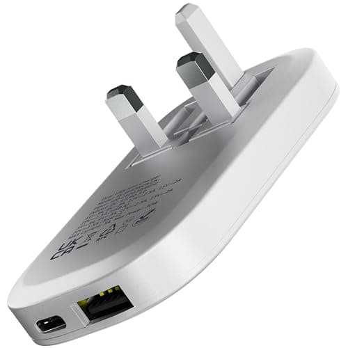Image of TEKRAT Slim Plug 30W Dual USB C Charger, Fast Charger USB C with Foldable Design, USB Plug UK for iPhone 17/17 Pro / 17 Pro Max, iPhone 16/16 Pro / 16 Pro Max, Samsung Galaxy S25 / S24 / S23