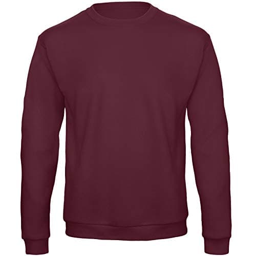 Image of B&C Unisex ID.202 50/50 Sweatshirt , Burgundy, L. WUI23