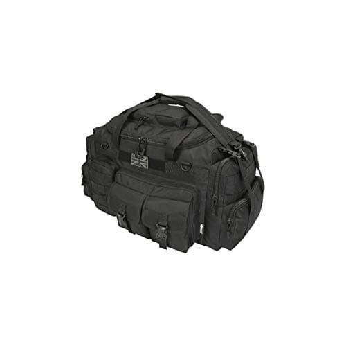 Image of Kombat Tactical Saxon Holdall 50 Litre - Black Police Patrol Holdall Duffle Pack Security Special Forces
