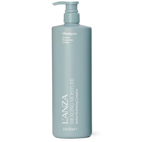 Image of L'ANZA Healing Moisture Tamanu Cream Shampoo - Cleans, Moisturises, and Refreshes Dry and Coarse Hair, Rich with Tahitian Tamanu Nut Oil, Sulfate-free, Paraben-free, Gluten-free Formula (1000ml)