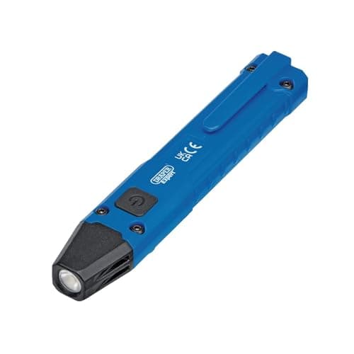 Image of Draper Expert 23845 SMD LED Wireless/USB Rechargeable Pen Light, 5W, 250 Lumens, USB-C Cable Supplied