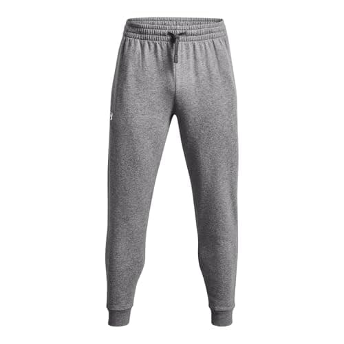 Image of Under Armour Mens Ua Rival Fleece Joggers Sweatpants, Castlerock Light Heather, XL EU