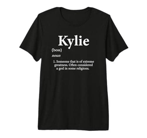 Image of Kylie God Meme Definition Funny Girl Name Birthday Kylie Premium T-Shirt