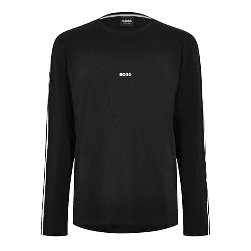Image of BOSS Mens Unique Ls Shirt Long Sleeve Black M