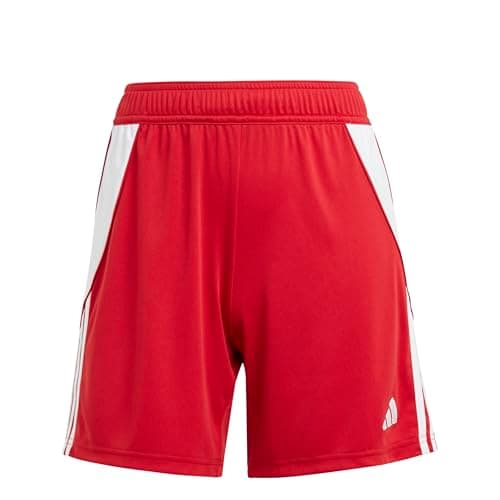 Image of adidas Women's Tiro 24 Shorts, Team Power Red/White, XL