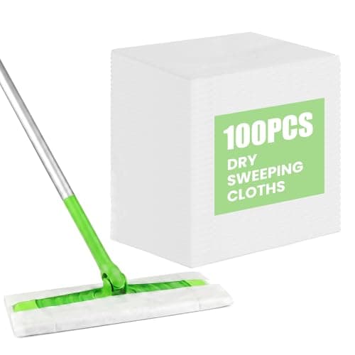 Image of Flash Speed Mop Refill Wipes Dry Mop Refills Disposable Dusting Cloths Floor Dust Remove Pads Speedmop Dry Pad Refills 100 Pcs