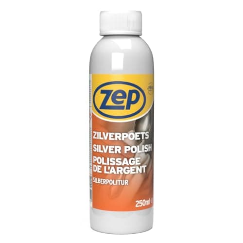 Image of Zep Silver Cleaner & Polish – 250ml, Restores Silver Shine in 10 Minutes with Easy Wipe Application