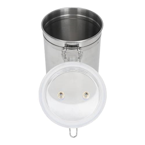Image of Milking Machine for Goats, 2L Manual Milking Machine, Hand Pump Milker Machine Effort Saving Stainless Steel Bucket Milker for Sheep Goat Cow