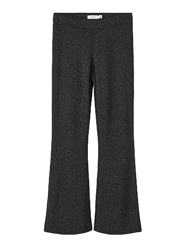 Image of NAME IT Girls Nkffrikkali Bootcut Pant Noos Trouser, Black, 11 Years UK