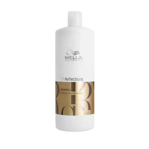 Image of Wella Professionals OIL REFLECTIONS Luminous Reveal Shampoo - Moisturising & Cleansing Shampoo - For Long-lasting Softness & Shine - Suitable for All Hair Types (1L)
