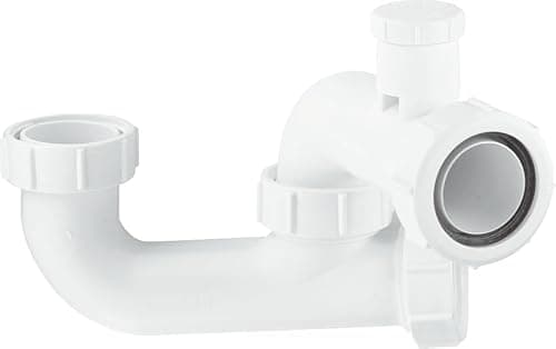 Image of McAlpine SM10V 50 mm Seal Anti-Syphon Bath Trap with Cleaning Eye - White