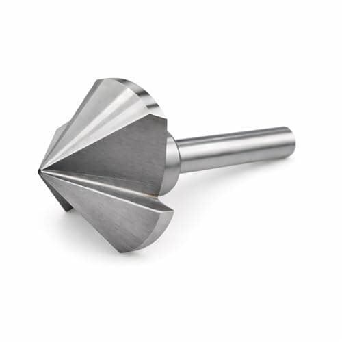 Image of Countersink Drill Bit, KATSU HSS 6542 Countersink Drill Bit 90 Degrees 60mm 3 Flute Chamfer Cutter Drill Bit for Wood Steel Metal Machine Tools, Positioning Drill Mill Cutter 12740627