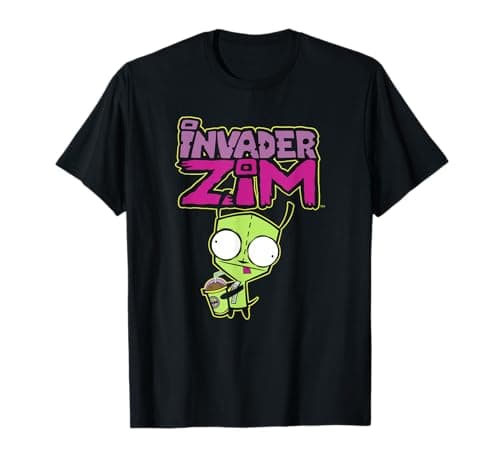 Image of Invader Zim G.I.R Milkshake Foodie Dog Logo T-Shirt