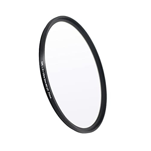 Image of JJC 77mm UV Filter Ultra Slim Multi-Coated Ultraviolet Protection Lens Filter for Canon Sony Nikon Lens with 77mm Thread