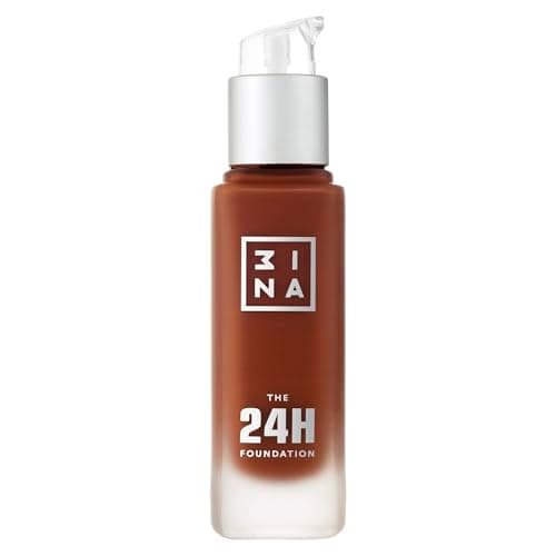 Image of 3INA MAKEUP - The 24h Foundation 678 - Utra dark brown Foundation Neutral Undertone - 24H Waterproof Liquid Foundation Full Coverage - Matte Foundation for Flawless Skin - Vegan - Cruelty Free