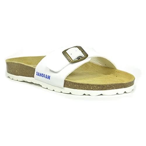 Image of Sanosan Malaga Womans Sandals White -UK- 3