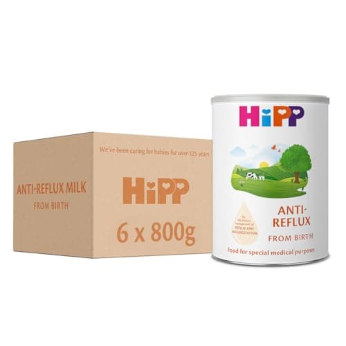 Image of Hipp Anti Reflux Baby Milk Powder Formula, from Birth, 800g (Pack of 6)