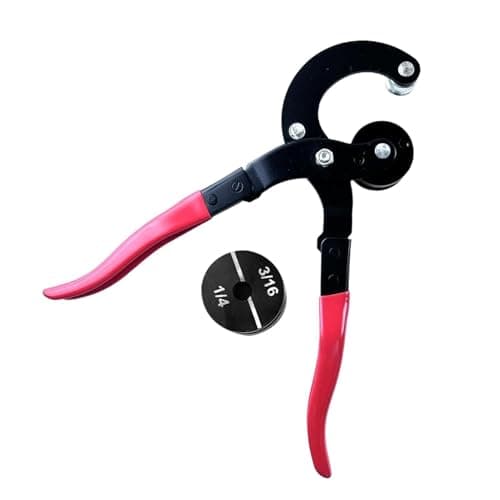 Image of Compact Pipe Bender, Manual Tube Former, Stainless Steel Tool, 4 in 1 Car Pipeline Repair Kit, Aluminum Tubing Bending Accessory, Plumbing Gear for Mechanics, Workshops, Garage, 570g