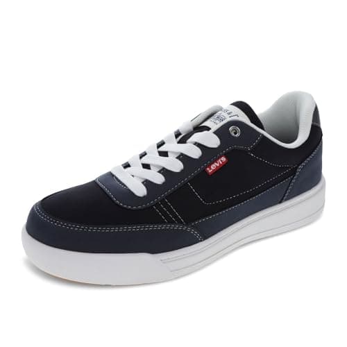 Image of Levi's Men's Aden Sneaker, Navy/Grey, 11 UK