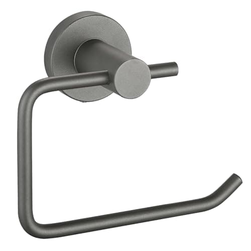 Image of Katezon Toilet Paper Holder, Premium 304 Stainless Steel Rustproof Wall Mounted Toilet Roll Holder for Bathroom, Kitchen, Washroom (Grey)