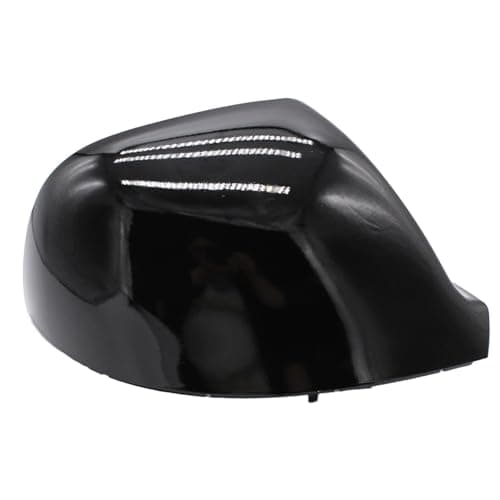 Image of Wing Mirror Cover Cap Gloss Black Right Side Drivers Compatible with VW Transporter T5 T5.1 T6 T6.1 7E1857528G