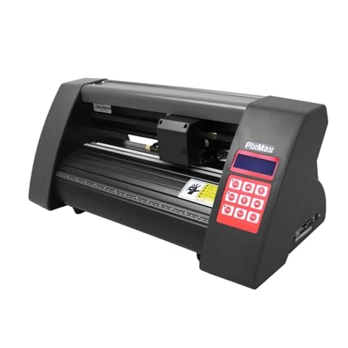 Image of Vinyl Cutter 20 inch Plotter Machine Sign Sticker Decal Printer Cutting Business Tool 800mm/s Speed Optical Eye Laser Guide SignCut Pro Graphic Design Software LED Screen 10.8" Cutting Width