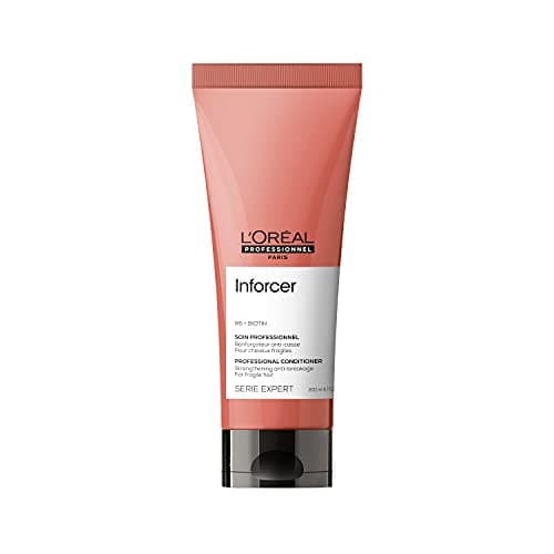 Image of L'Oréal Professionnel Strengthening conditioner for dry and brittle hair, with vitamin B6 and biotin, series Expert, Inforcer Conditioner, 200 ml
