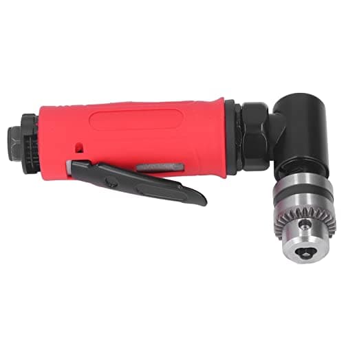 Image of OVAQUIXI Industrial Air Drill Elbow Zinc Alloy, 6mm Collet, 15000rpm Speed, for Pneumatic Nail Machine and Mini Screw Guns