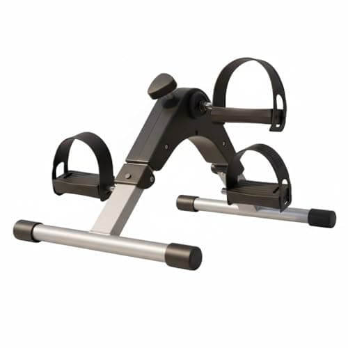 Image of Alivio Portable Mini Exercise Bike Pedal for Arms, Legs, Workout, Gym Fitness Foot Pedal Exercisers Exercise Machine, Smooth Magnetic Resistance Drive (48 x 23 x 35.6cm)