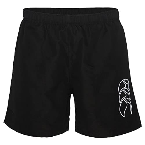 Image of Canterbury Men's Tactic Rugby Shorts | Internal Drawstring & Pockets | Gym/Training Short Leisure Shorts, Black, M