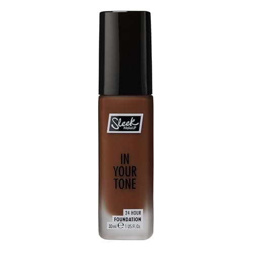 Image of Sleek MakeUP In Your Tone 24 Hour Foundation, Medium Buildable Coverage in 30 Shades, Semi-Matte Flawless Finish, 13C, 30ml