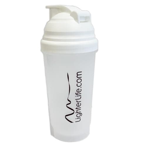 Image of LighterLife Protein Shaker Bottle | Foodpack Shaker and Meal Replacement Shaker | BPA Free, Dishwasher Safe, Perfect for Mixing Powdered Shakes (700ml)