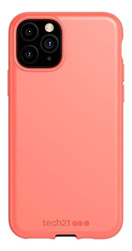 Image of Tech21 Studio Colour Apple iPhone 11 Pro Max, Lightweight Thin Protective Hardshell Cover - Coral