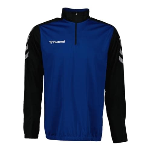 Image of hummel Half Zip Sweatshirt, True Blue and Black