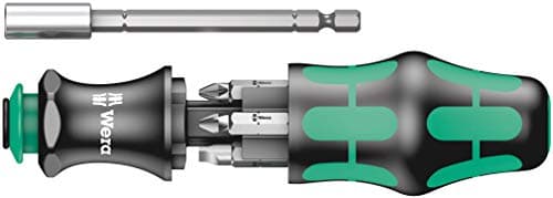 Image of Wera 073240 Kraftform Kompakt 28 Screwdriver Bit Set,Multi-colour,0.25 inches