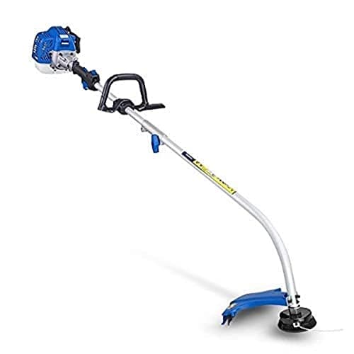 Image of Hyundai 26cc Petrol Grass Trimmer, Split Shaft 38cm Cutting Width Powerful Garden Trimmer With Bump-feed Head, 2-stroke Engine