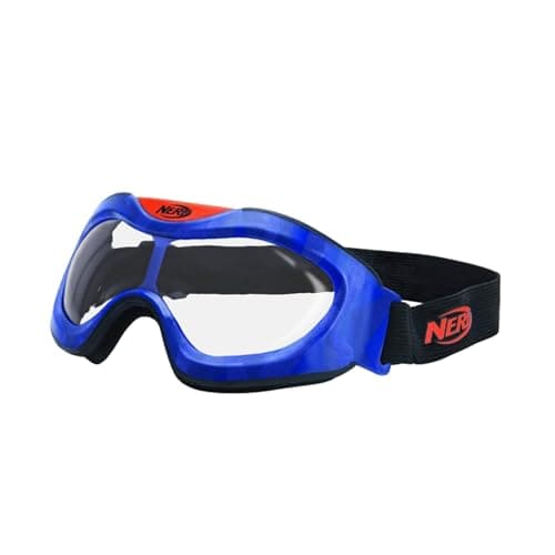 Image of Nerf - Elite Battle Goggles, Official Adjustable Protective Eyewear, Blue