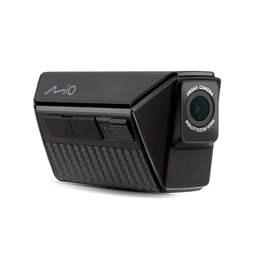 Image of Mio Motorcycle Helmet Camera – Front and Rear 1440p 2.5K Dash Cam with GPS, WiFi, 4.5hr Battery, Waterproof, G-Sensor & App Control (MiVue MP30)